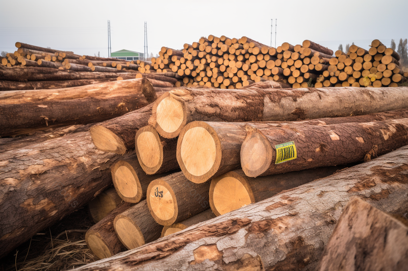 木材加工厂上的一堆树木背景图,高清,摄影图,摄影图片,图片大全,摄影图免费下载